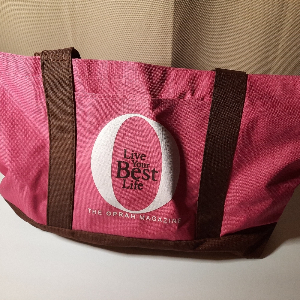 Oprah Magazine Live Your Best Life Canvas Tote